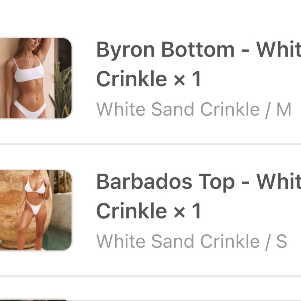 🐚 Monday Swimwear- White Sand Crinkle 🐚